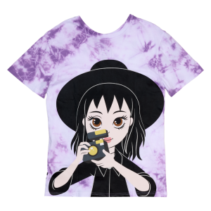 Beetlejuice & Lydia Deetz Reversible Tie-Dye Unisex Tee