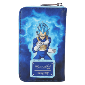 Dragon Ball Exclusive Goku & Vegeta Super Saiyan Blue Glow Zip Around Wallet