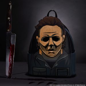 Halloween Michael Myers Glow Mask Cosplay Mini Backpack