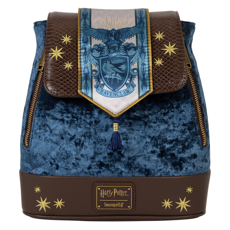 Exclusive Harry Potter Ravenclaw Banner Velvet Mini Backpack