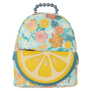 Loungefly Tropical Lemon Floral Mini Backpack