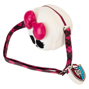 Monster High Skullette Figural Crossbody Bag with Coin Bag