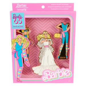 Barbie&trade; 65th Anniversary Paper Doll Magnetic Pin Set