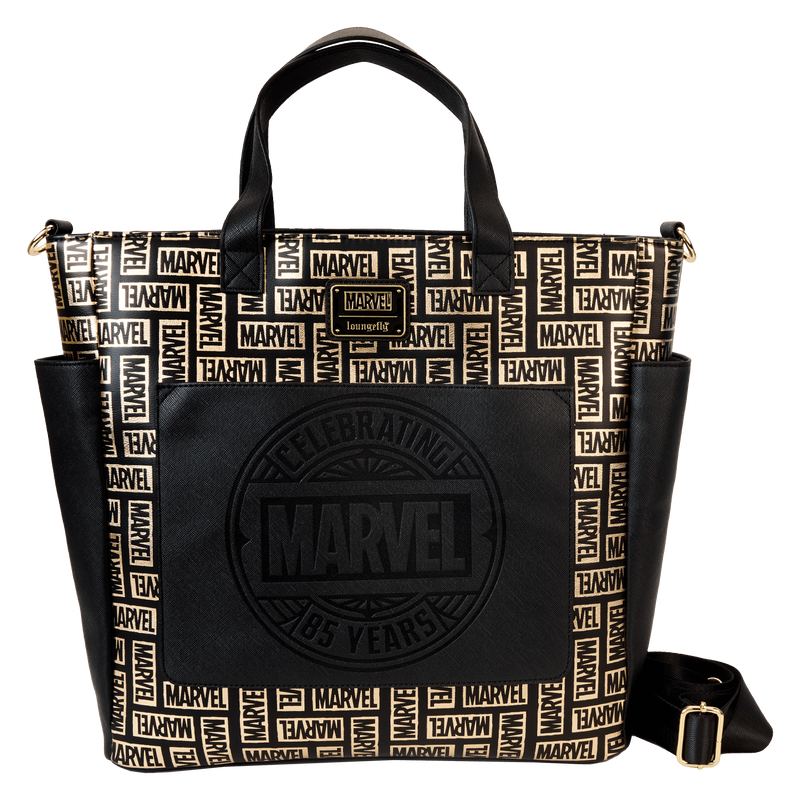 Marvel 85th Anniversary All-Over Print Logo Convertible Backpack & Tote Crossbody Bag