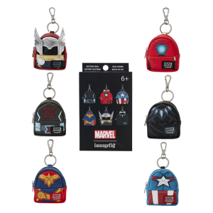 Marvel Avengers Cosplay Mystery Mini Backpack Keychain Charm