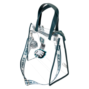 NFL Philadelphia Eagles Clear Convertible Backpack & Tote Crossbody Stadium Bag