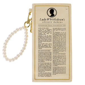 Bridgerton Exclusive Lady Whistledown’s Society Papers Wristlet Card Holder