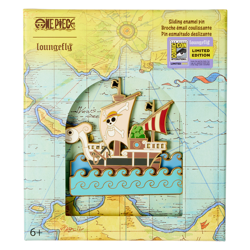 SDCC Limited Edition One Piece Going Merry 3" Collector Box Pin