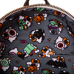 NYCC Limited Edition Sanrio Hello Kitty Skeleton Costume Glow Mini Backpack