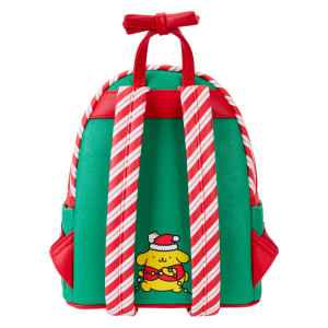 Sanrio Exclusive Pompompurin Santa Hat Light Up Mini Backpack