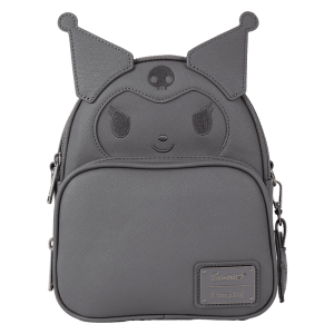Sanrio Kuromi Monochrome Cosplay Convertible Mini Backpack & Crossbody Bag