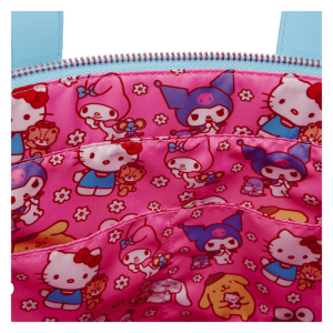 Sanrio Cinnamoroll Cosplay Sherpa Tote Crossbody Bag With Coin Bag