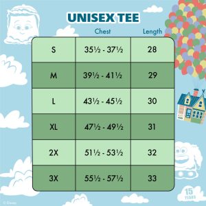Up 15th Anniversary Balloon House All-Over Print Unisex Tee