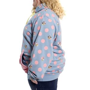 Minnie Mouse Pastel Polka Dot Unisex Hoodie