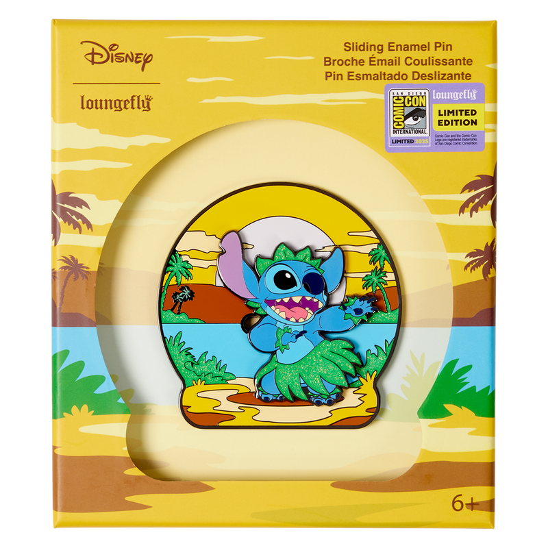SDCC Limited Edition Stitch 3" Collector Box Pin